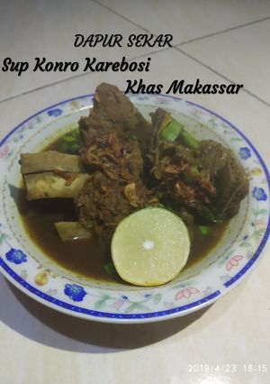 Foto resep Sup Konro Karebosi Khas Makassar