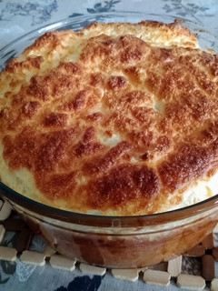 Una foto de Soufflé de queso