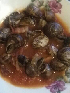 Una foto de Caracoles en su salsa