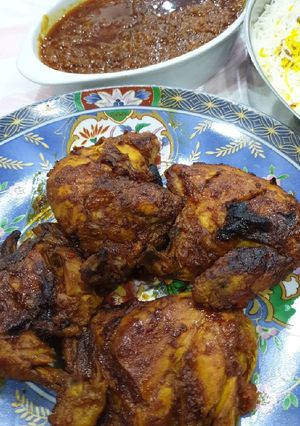 صورة لوصفة دجاج محمر ومبهر