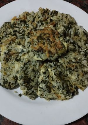 Una foto de Croquetas de arroz y acelga