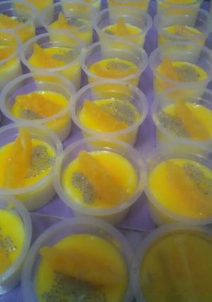 Foto resep Puding kelapa jeruk