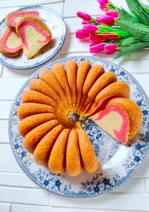 Foto resep Cake Merah Putih