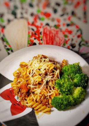 Foto resep Fusilli saus bolognese