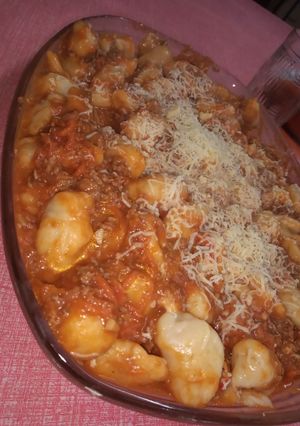 Una foto de Ñoquis de zapallo y papas