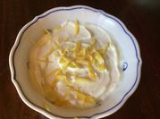 A picture of buttermilk ice cream