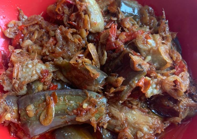 Resep Terong Balado Udang Rebon Oleh Icha Cookpad