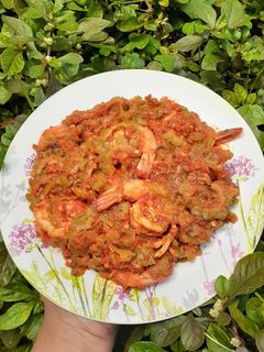 Foto resep Balado udang & pare