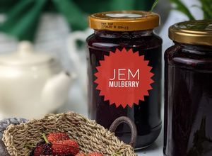 Gambar Jem mulberry homemade