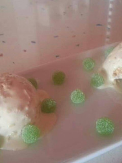 Una foto de Helado de anacardo thermomix