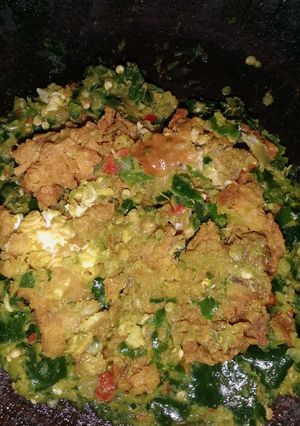 Foto resep Ayam Geprek Sambal Ijo