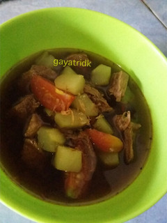 Foto resep Rawon daging gondes