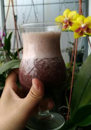 Foto resep Smoothie bayam merah