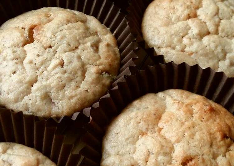 Steps to Make Super Quick Homemade Vickys Ginger &amp; Apple Muffins, GF DF EF SF NF