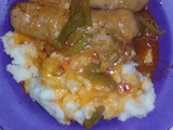 Chorizos al vino blanco