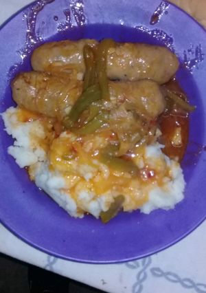 Una foto de Chorizos al vino blanco