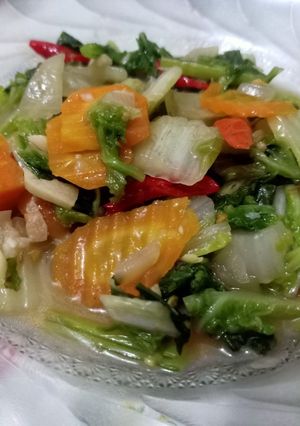 Foto resep Cah Sawi Putih