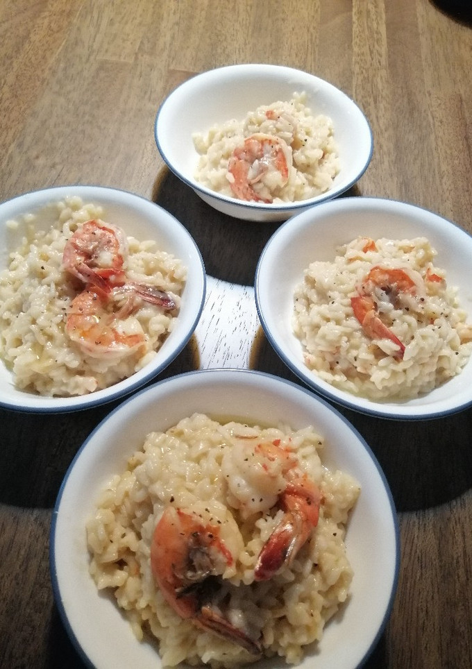 Una foto de Risotto de Camarones