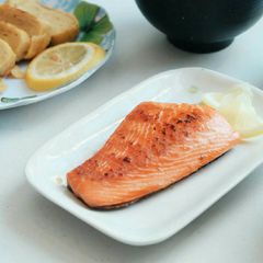 A picture of Salt-Grilled Salmon (Salmon Shiozake).