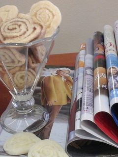 Fahéjas-kókuszos keksz, krémsajtos tésztából,gluténmentesen recept fotója