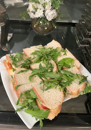 A picture of Vegetable Sandwich.