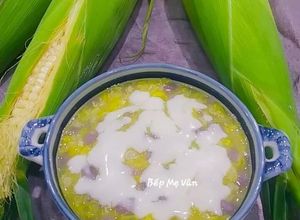 Hình của món Chè Bắp Trân Châu Khoai Lang Tím.