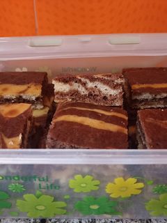 عکسی از دستور کیک زبرا (دو رنگ تخته ای😉)
