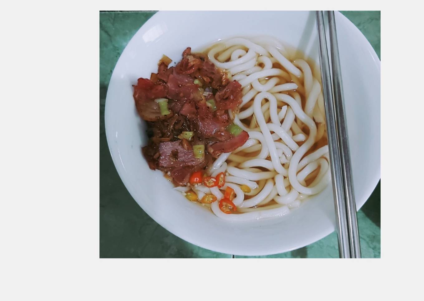 Pork Bacon Udon