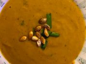 A picture of caramelized butternut squash