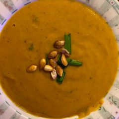 A picture of Parveen's favorite Butternut Squash soup 2024.