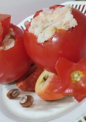 Una foto de Tomates rellenos
