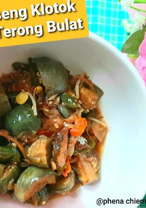 Foto resep Oseng klotok & terong bulat nyumi