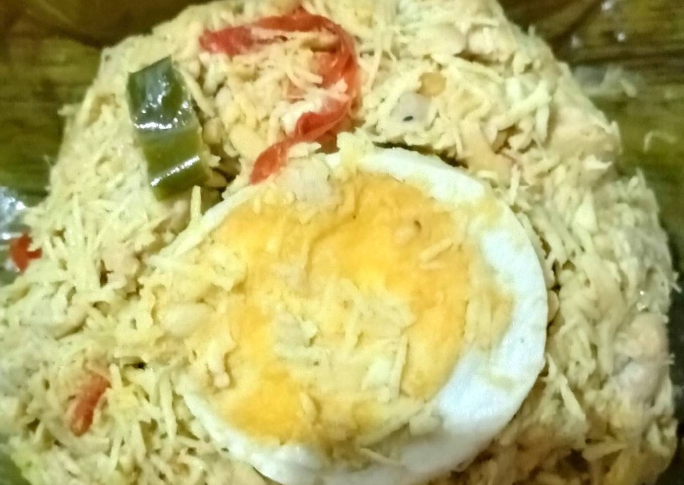 Botok Tempe Telur Asin