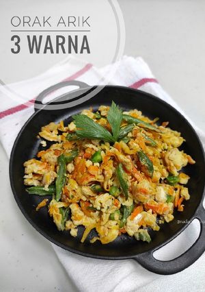 Foto resep Orak arik 3 warna