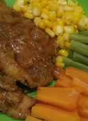 Chicken Steak with Saus Tiram