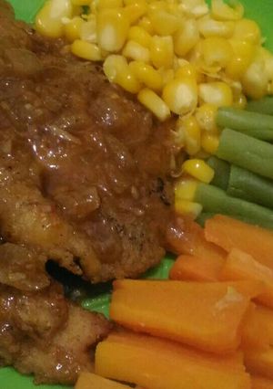 Foto resep Chicken Steak with Saus Tiram