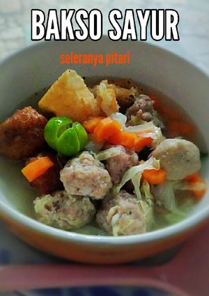 Foto resep Bakso Sayur