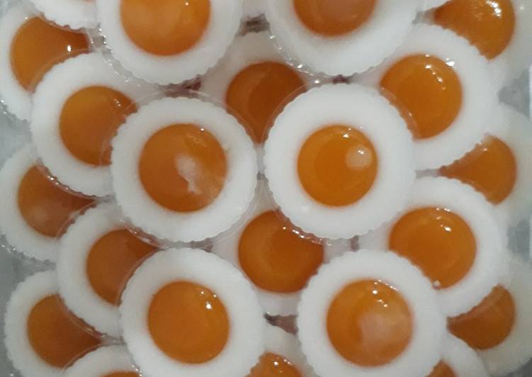 Puding telur mata sapi