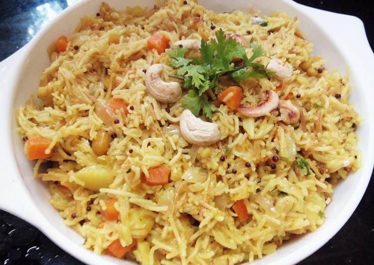 Easiest Way to Make Perfect Quick homemade vermicelli upmav/ noodles breakfast