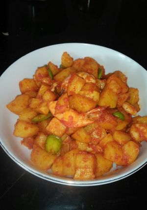 Foto resep Sambel goreng kentang