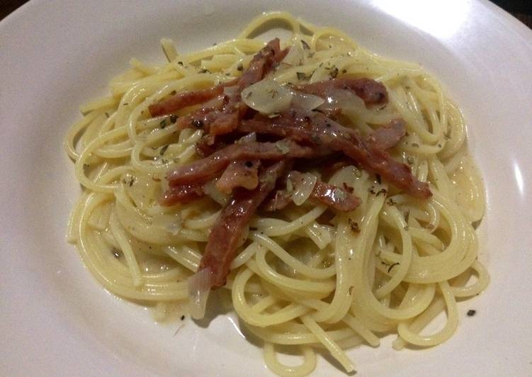  Resep  Spageti carbonara  oleh Jekclin budiman Cookpad