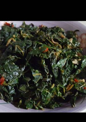 Foto resep Oseng daun singkong