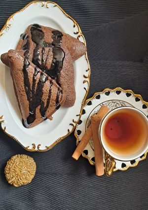 عکسی از دستور کیک میکری شکلاتی