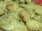 Papas y batatas con crema