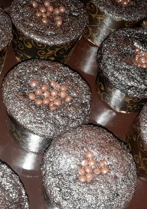 عکسی از دستور مافین شکلاتی ساده