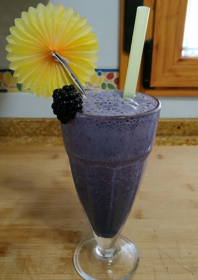 Una foto de Batido de Mora