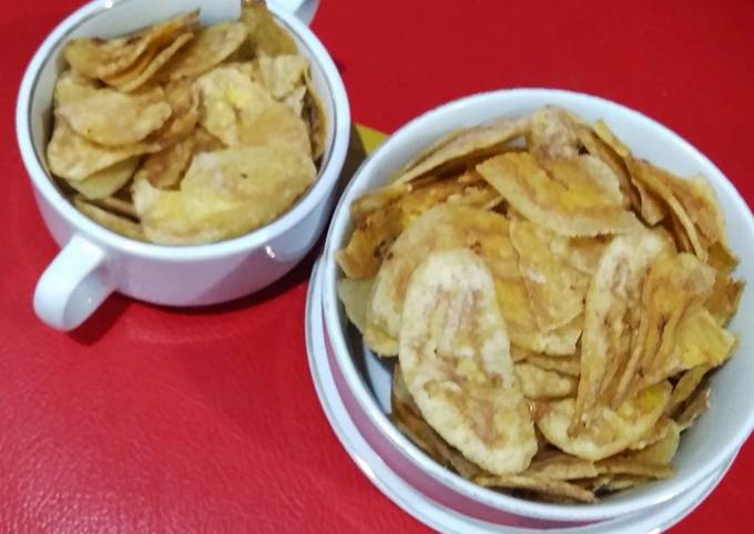 Cara Gampang Menyajikan Kripik pisang manis ala rumahan yang Sempurna