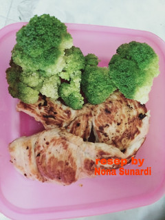 Foto resep Ayam panggang simple menu diet aku