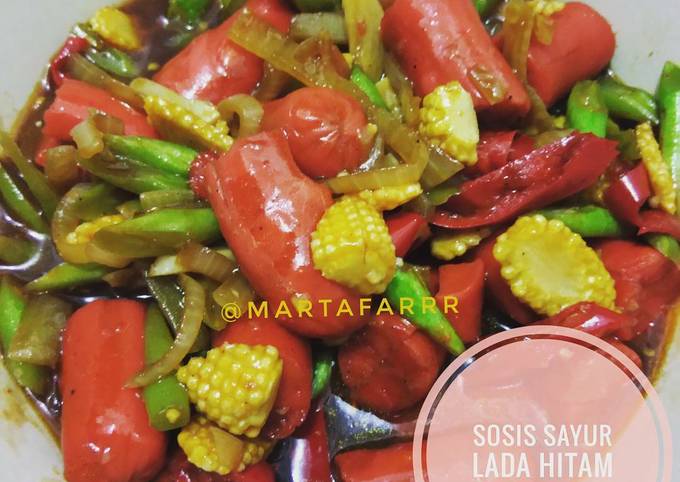 Resep Sosis Sayur Lada Hitam Oleh Marta Cookpad