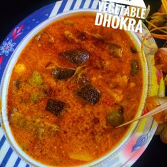Vegetable dhokra (memoni dish) A picture of Vegetable dhokra (memoni dish).